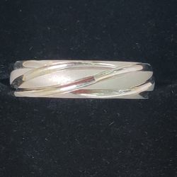 14kt White Gold Band Very Solid And Thick