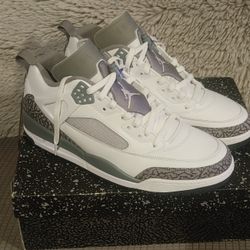 Brand New In The Box Size 13 White & Grey Jordans 160$!!!