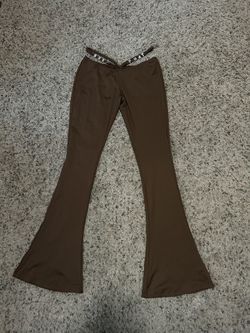 brown baby phat flared leggings