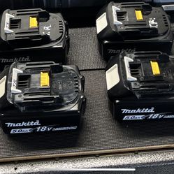 Makita 18V LXT  Battery 5.0Ah with Fuel Gauge $45 Each