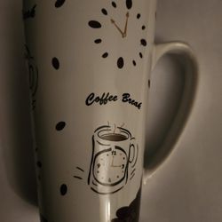 NEW TALL TEA / COFFEE CUP, DISHWASHER SAFE, MICROWAVE