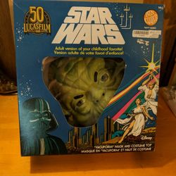 Star Wars 50TH Anniversary Adult Costume YODA NEW In Unopened Box 