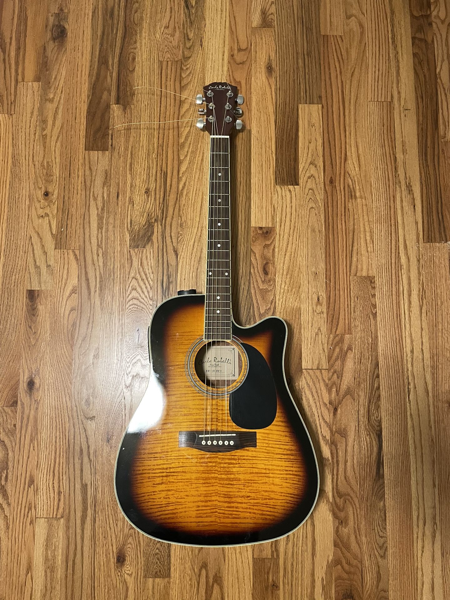 USED CARLO ROBELLI MQ-1430 ACOUSTIC ELECTRIC GUITAR