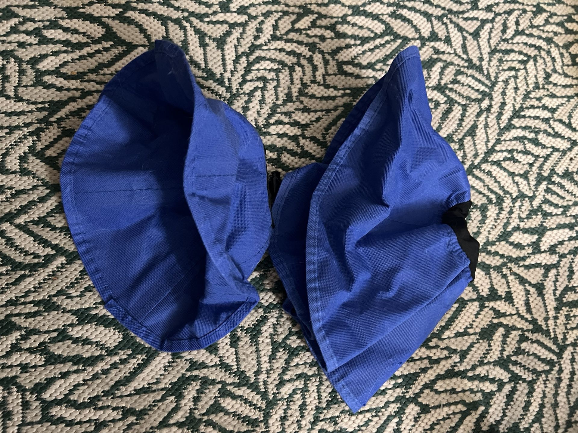 Small Blue Fabric Cones For Pets