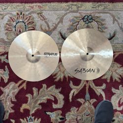 Sabian Stratus High Hat Cymbals  Exc +