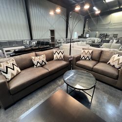 2-piece Sofa & Loveseat On Sale 