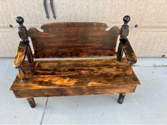 Headboard bench