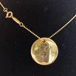 18k Gold Tiffany 20" 9.6gram $999