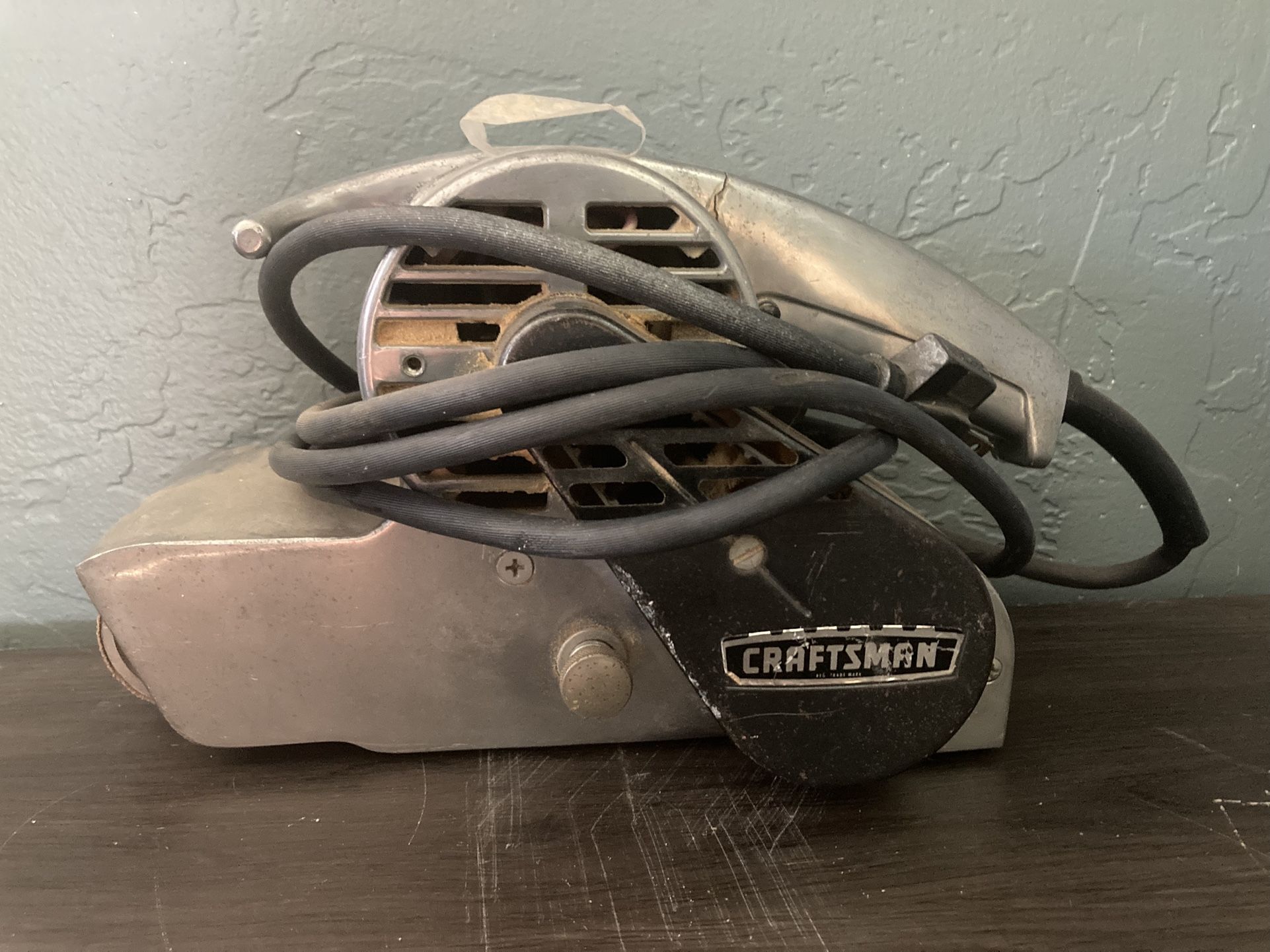 Vintage SEARS Craftsman 3” x 21” Belt Sander. 1 H.P. Pre Owned / Works.