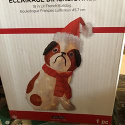 Christmas Outdoor “Bulldog” Lighting Decoration 