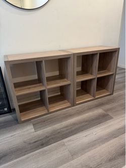 2 Cube Storage Shelves