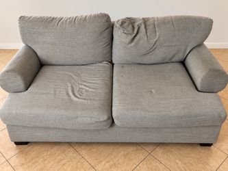 Gray Loveseat Sofa