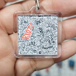 Custom Paramore Riot CD Album cover Art Keychain | Charm | Hanger