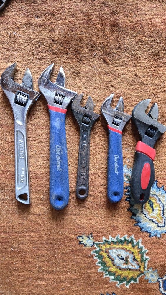 Crescent Wrenches 🔧 (5 Pc)