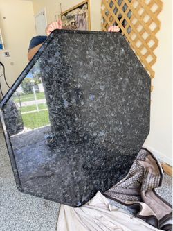 56’ granite beautiful beautiful black table