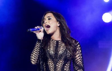 Demi Lovato with Adela