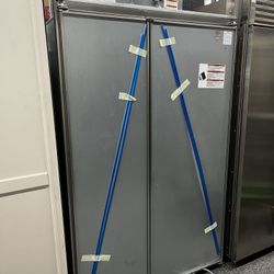 KitchenAid Panel Ready 48” Wide Side By Side Built In Refrigerator 