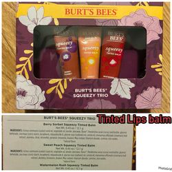 Burt’s Bees Squeezy Trio Set (new)$8