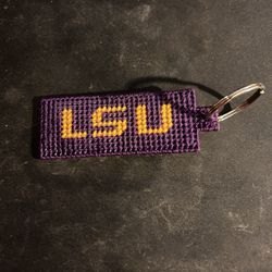 Handmade Keychain Of The LSU Tigers
