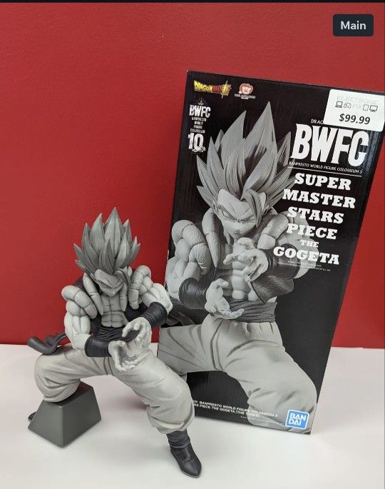Large DBZ Gogeta Figurine
