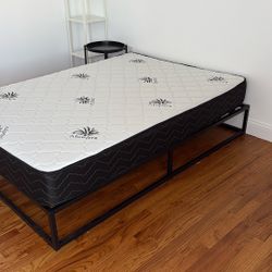 Full Bed Combo Frame And Mattress 