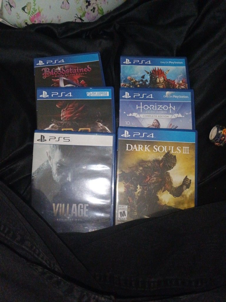 Lot 6 PS4 And PS5 Titles