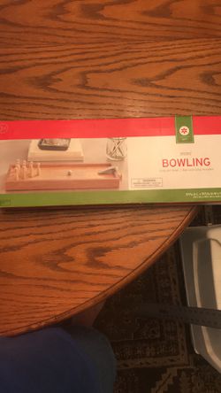 Table mini bowling game