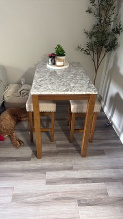 dining room table + 2 chairs