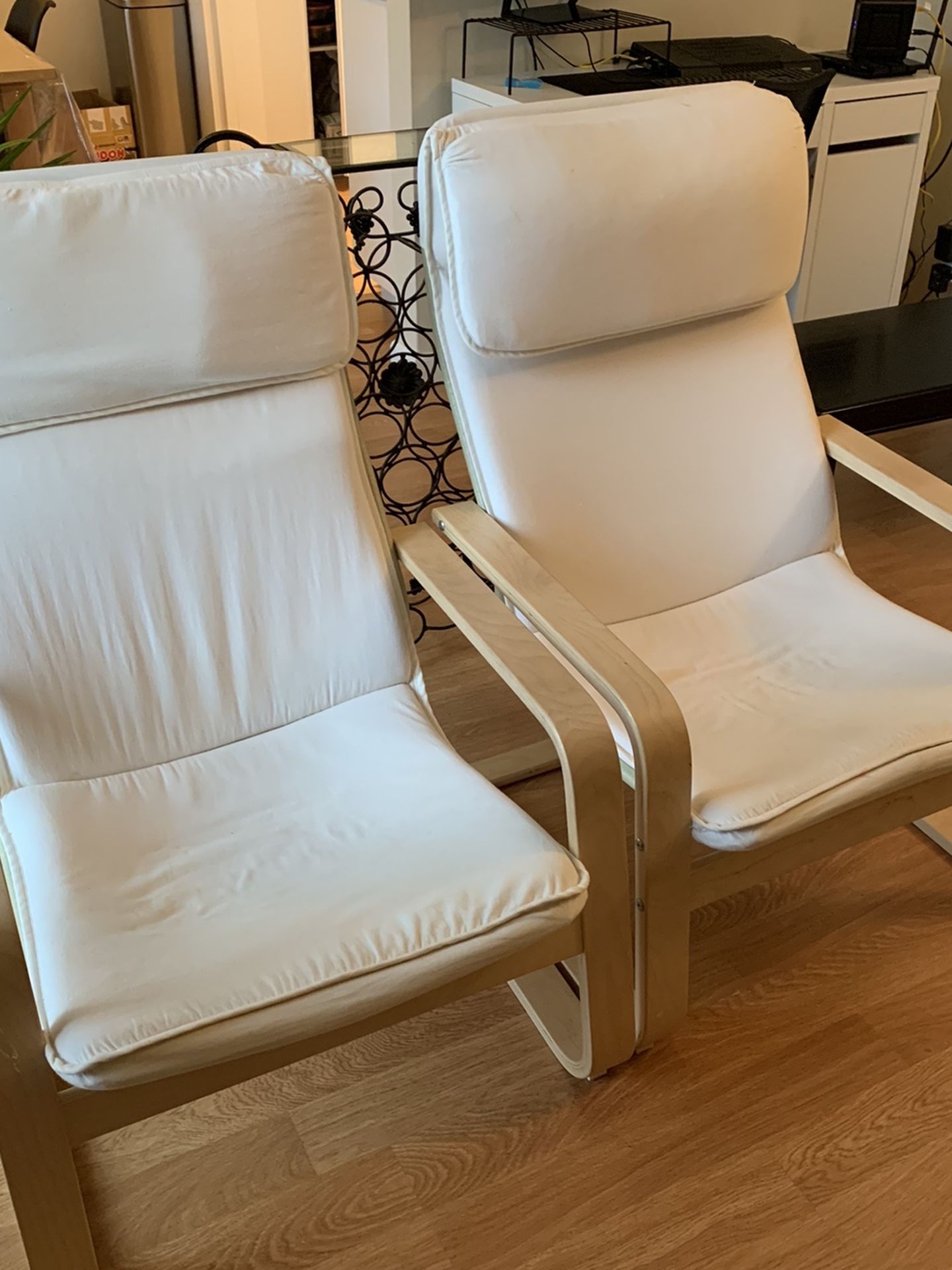2 chairs