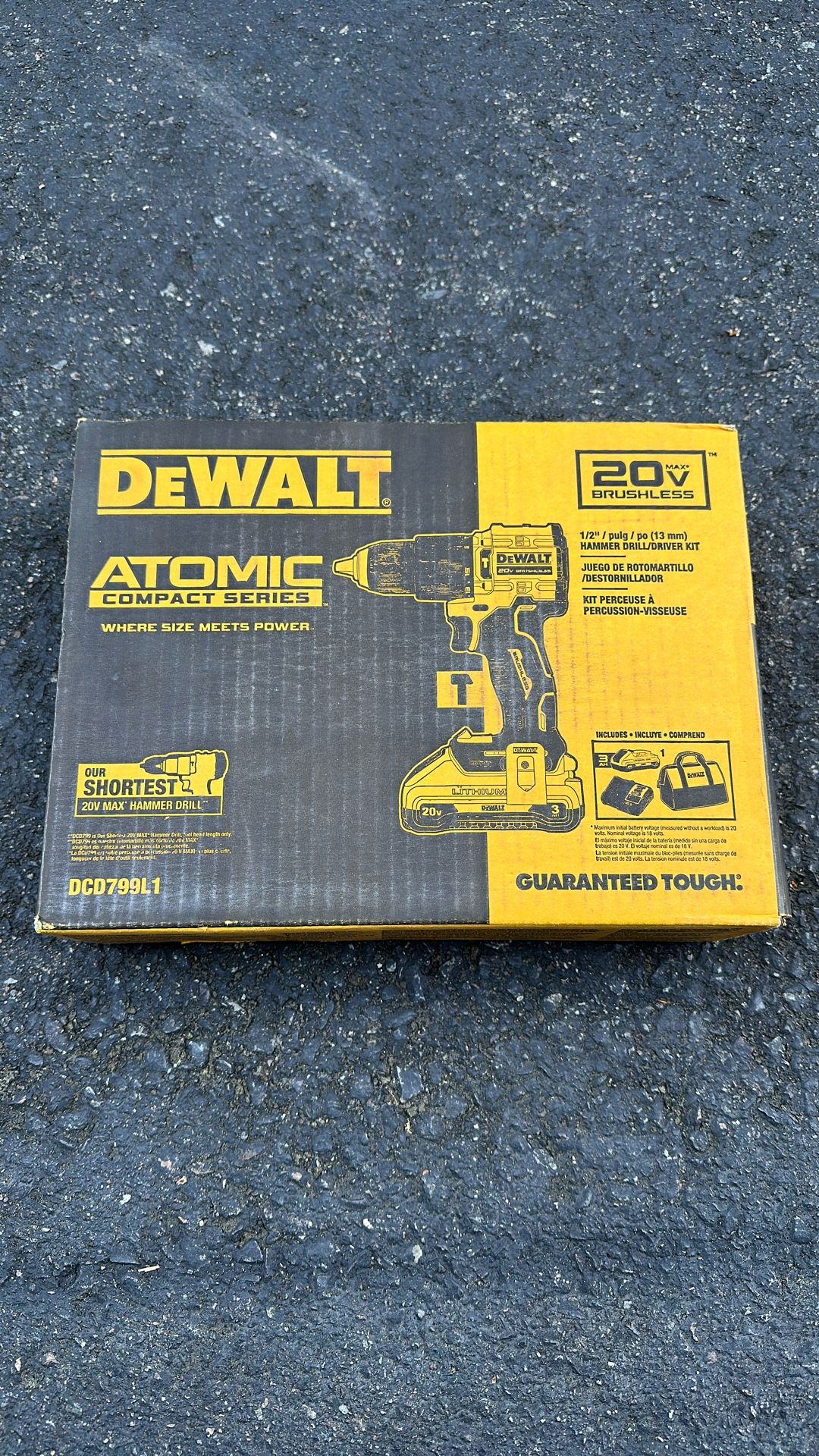 DeWalt 1/2 Hammer/drill Driver Kit