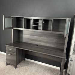 Computer Desk With Hutch