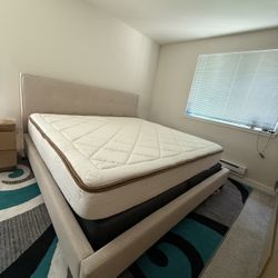 King Bed Set – Frame, Box Spring, & Mattress