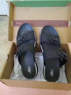 JAMBU, FENTON WATER READY, BLK/WH AND SIZE 8 M/ EUR /39