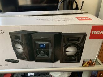 RCA CD Audio System w/ LED speakers