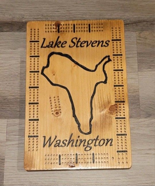 Lake Stevens Cribbage Board