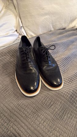 New men’s Cole Haan Zerogrand black wingtip oxfords size 13M