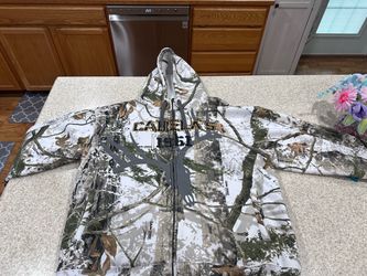 Cabela’s White Camo Fleece Lined XXL