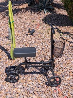 Knee Scooter / Walker Brand New never used Foldable with Baskets and Brake
Paid $195.00