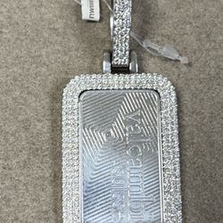 Platinum Bar Pendant 