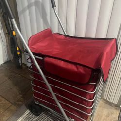 Great Deal Fold Up Cart On Wheels 220lb Capacity 