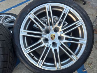 ORIGINAL PORSCHE CAYENNE S 21" wheels and tires