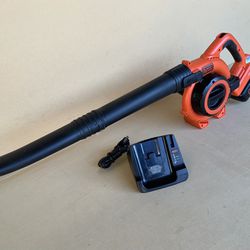 BLACK+DECKER 40V MAX 120 MPH 90 CFM Cordless Battery Powered Handheld Leaf Blower with (1) 1.5Ah Battery & Charger