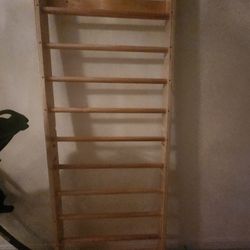 Wall Stall Bars -  Wooden Swedish Ladder - Suitable for Home Gym, Yoga studio