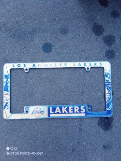 Lakers license plate frame