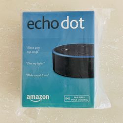 Amazon Echo Dot (2nd Generation) Smart Speaker Black Alexa 2017 New Sealed
