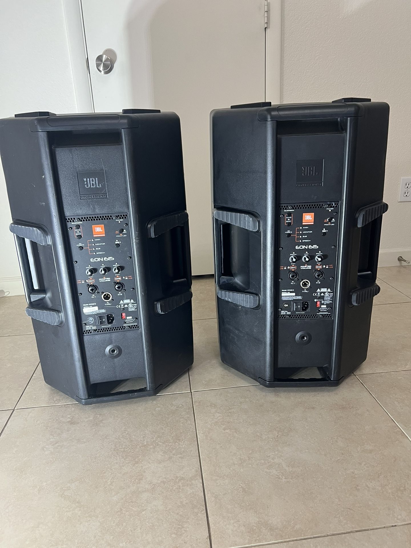 JBL EON 615 Speaker + Amplifier
