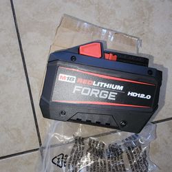Milwaukee
M18 18V Lithium-Ion REDLITHIUM FORGE HD 12.0 Ah Battery Pack