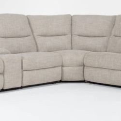 3 Piece, Gray Power Reclining modular Sectional Sofa Set