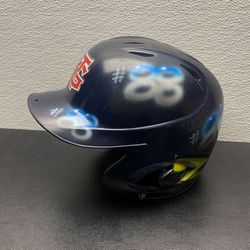 MIZUNO MBH250 Softball Batting Helmet Blue Size 6 3/4" to 7 3/8" Navy without Cage
