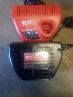 2 Milwaukee M12 Chargers